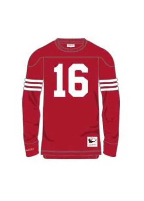 Nfl long sleeve t shirt san francisco 49ers joe montana