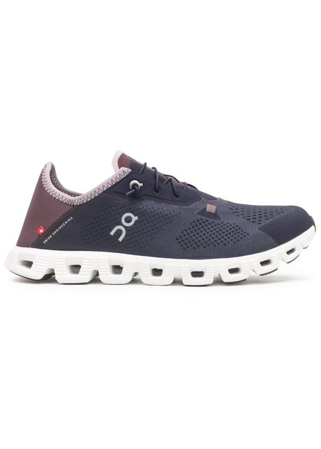 On cloud 5 coast textile synthetic men s low top midnight mulberry sneakers