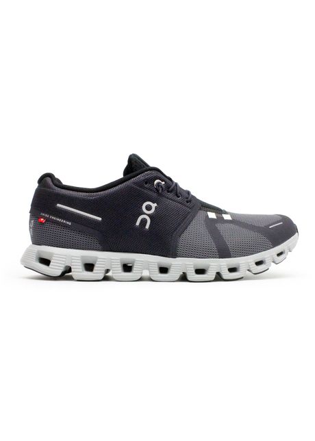 On cloud 5 push textile men s running shoes colour rock black