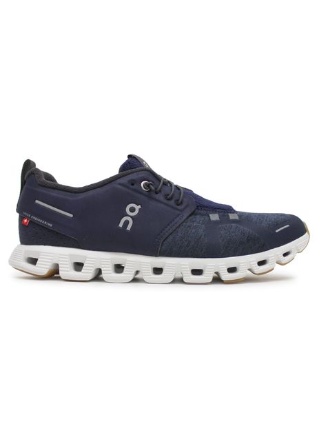 On cloud 5 terry textile men s running shoes colour midnight white