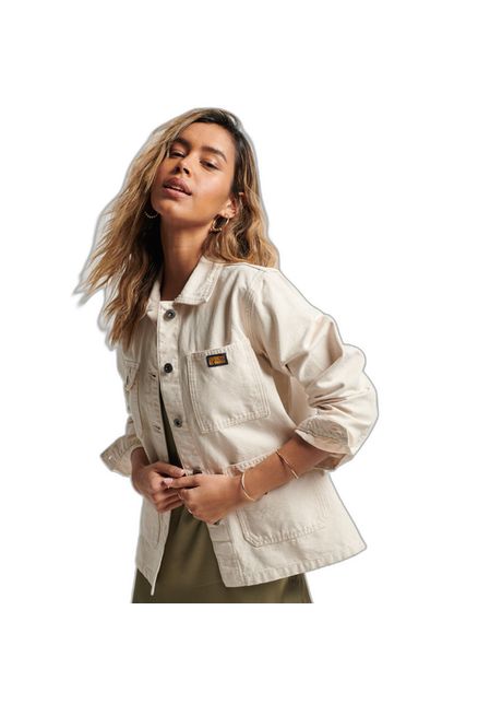 Organic cotton jacket for women superdry vintage chore