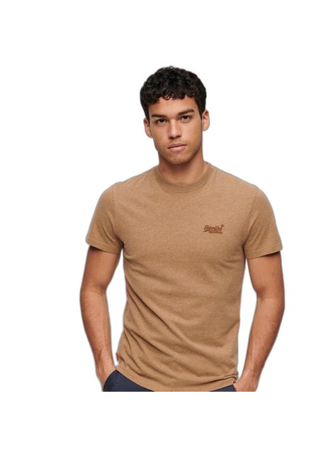 Organic cotton t shirt superdry essential logo