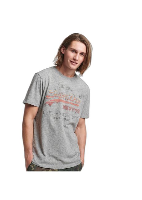 Organic t shirt superdry vintage logo cali