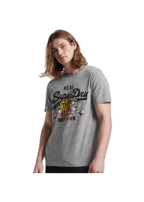 Organic t shirt superdry vintage logo narrative