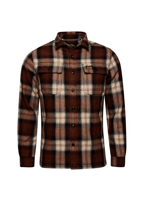 Overshirt superdry wool miller