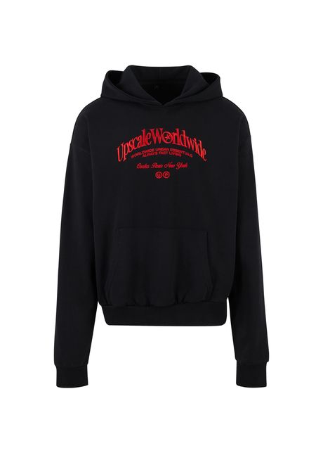 Oversized hooded sweatshirt upscale world wide heavy