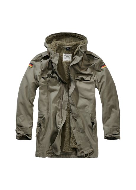 Parka with flag brandit bw