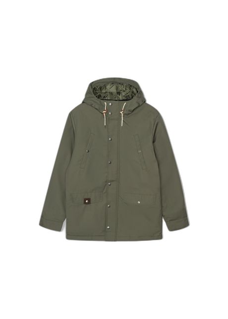 Parka with press studs revolution
