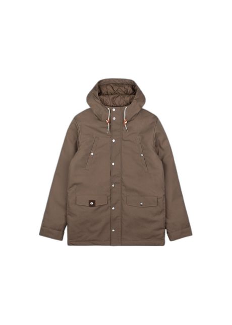 Parka with press studs revolution
