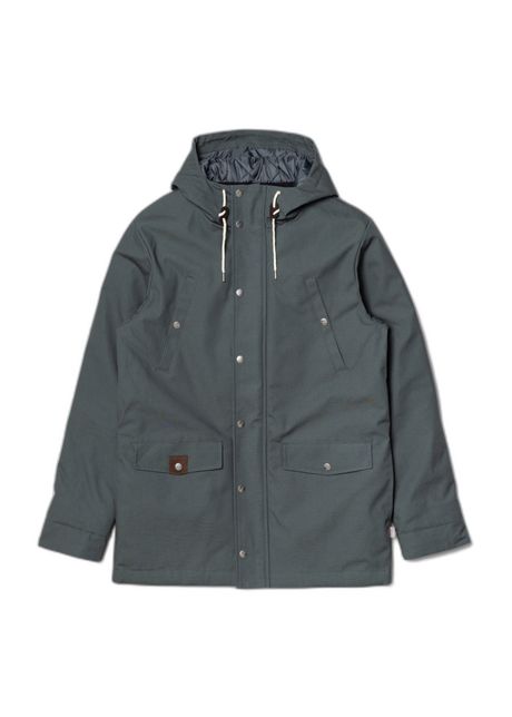 Parka with press studs revolution