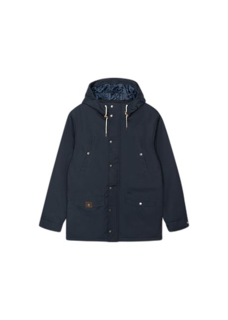 Parka with press studs revolution