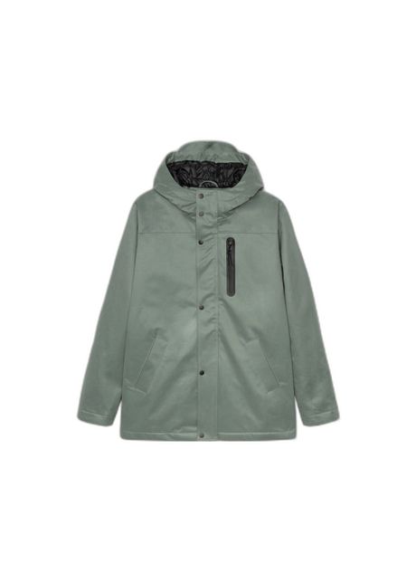 Parka with welt pockets and trim revolution