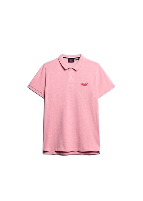 Piqu polo shirt superdry