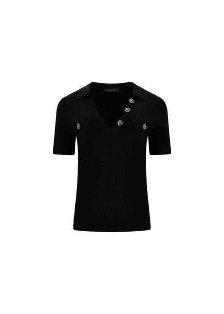 Polo neck jumper for women guess paula