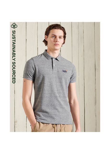 Polo shirt in organic cotton superdry