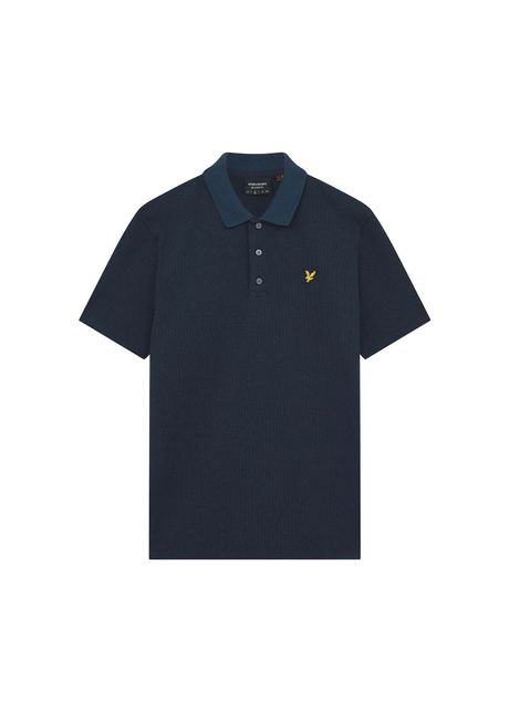 Polo shirt lyle scott tonal texture