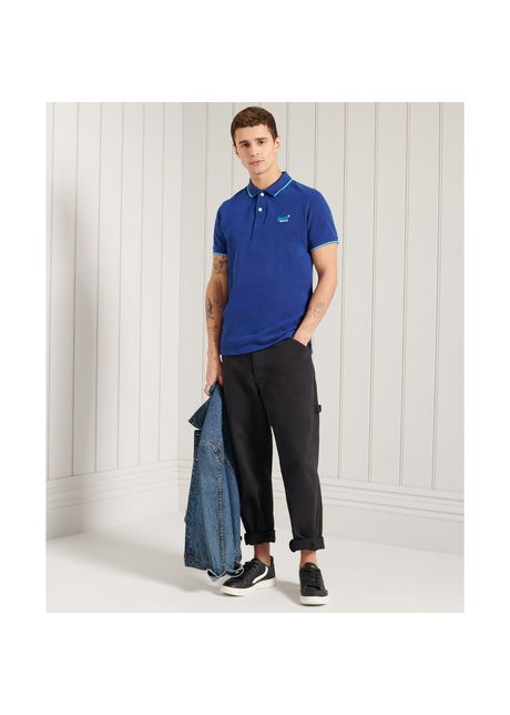 Poolside piqu polo superdry