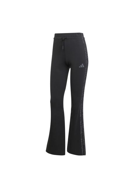 Printed cotton leggings for women adidas essentials 3 stripes