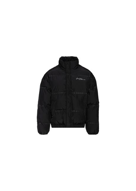 Puffer jacket sean john script logo