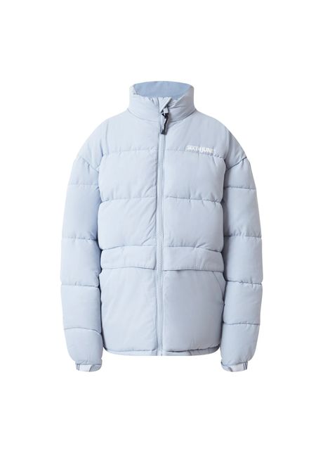 Puffer jacket with large printed logo sixth june