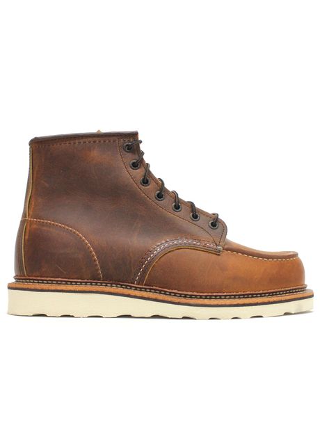 Red wing 6 inch classic moc leather men s ankle copper boots