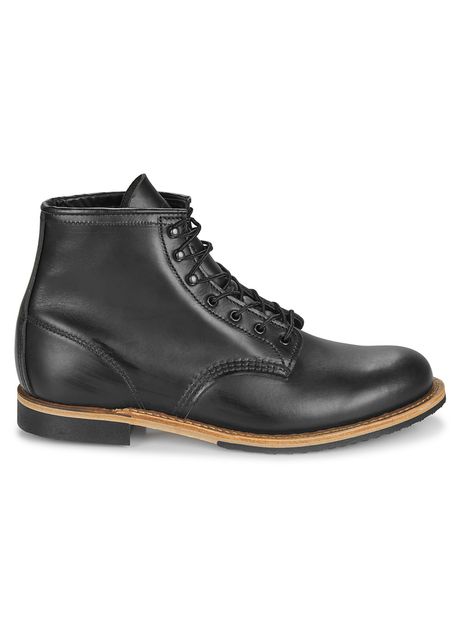 Red wing beckman full grain leather men s ankle black boots