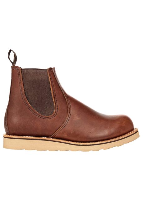 Red wing classic chelsea leather men s ankle amber boots