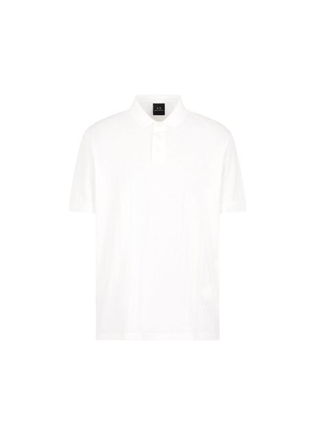 Regular fit polo with logo armani exchange