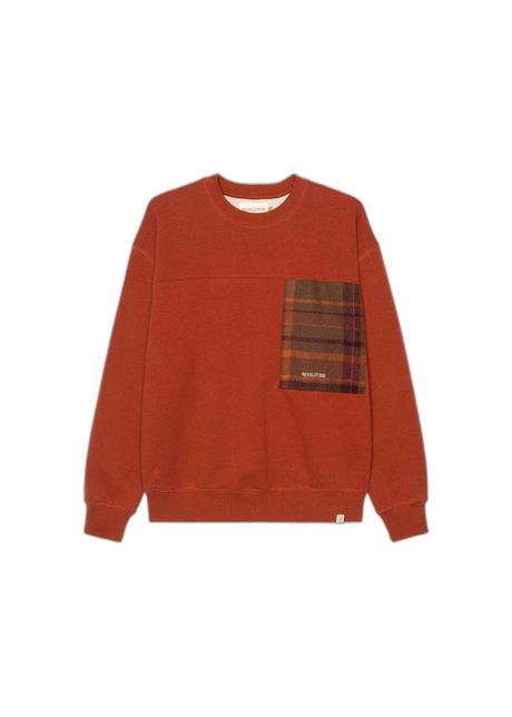 Revolution loose fitting crewneck sweatshirt with chest pocket