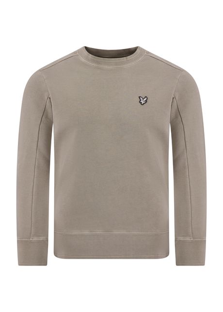 Round neck sweatshirt lyle scott natural dye
