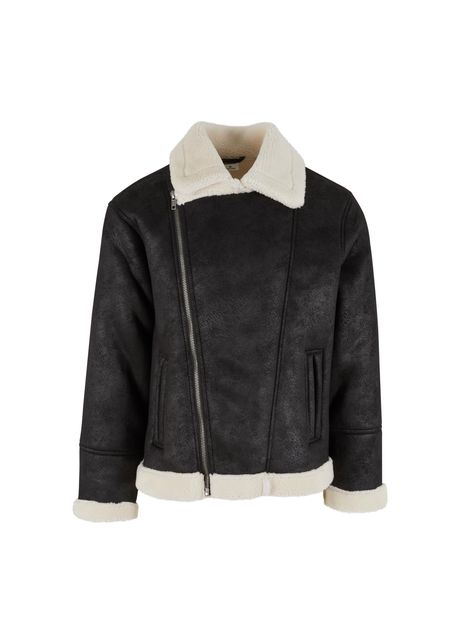 Sheepskin motorcycle jacket urban classics