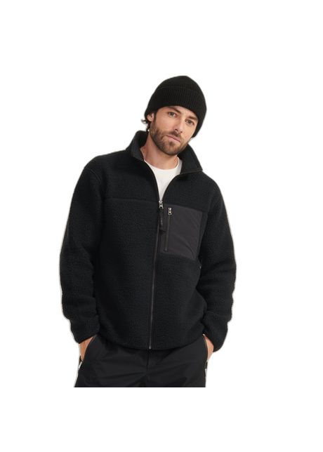 Sherpa fleece with zipper aigle