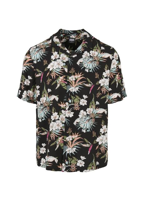 Shirt urban classics viscose aop resort