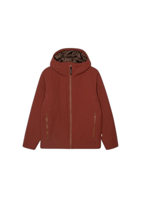 Short parka with zipped details revolution