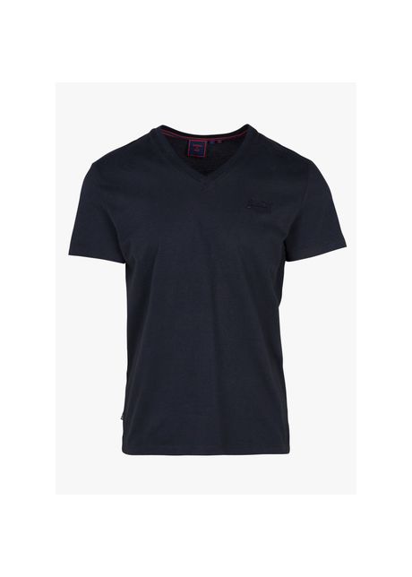 Short sleeve t shirt superdry vintage logo emb v