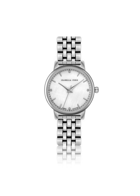 Silver watch woman isabella ford demi
