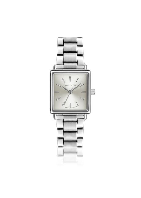 Silver watch woman isabella ford morgane