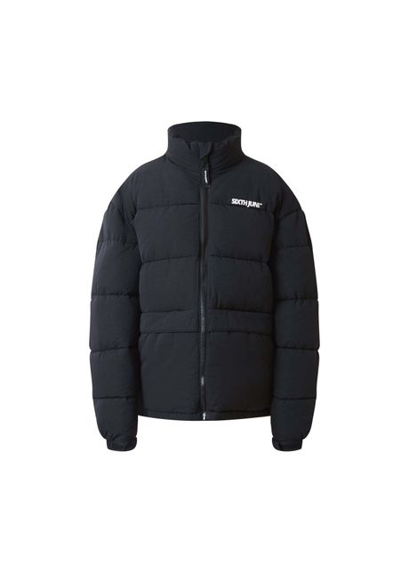Sixth june s puffer with large printed logo