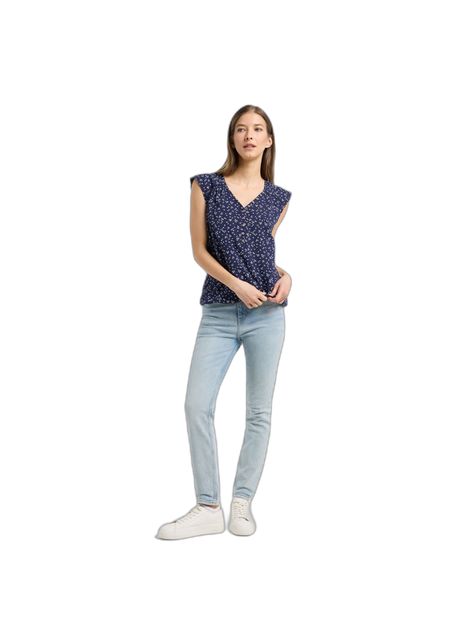 Sleeveless blouse for women ragwear saltty print