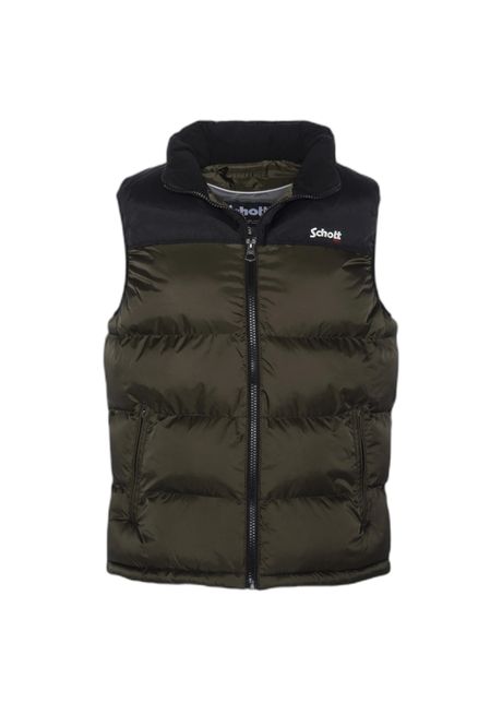 Sleeveless down jacket schott