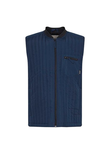 Sleeveless puffer jacket blend