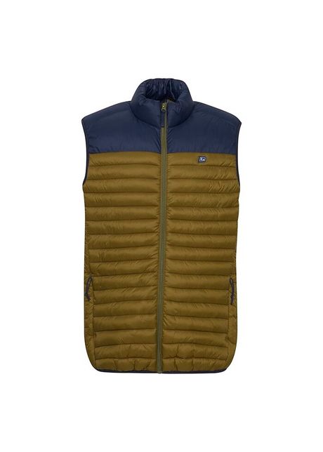 Sleeveless puffer jacket blend