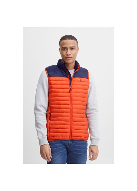 Sleeveless puffer jacket blend