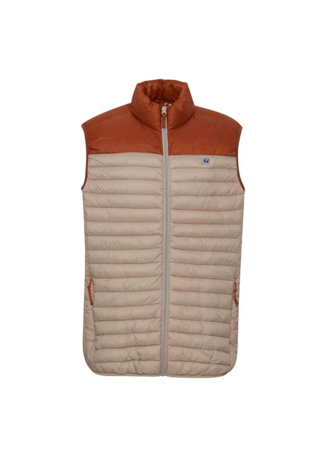 Sleeveless puffer jacket blend