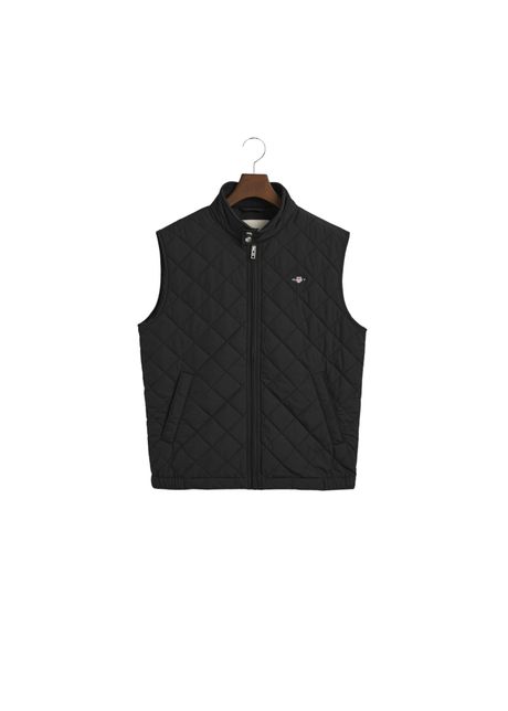 Sleeveless puffer jacket gantquilted windcheater