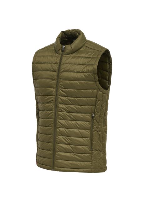 Sleeveless puffer jacket hummel red