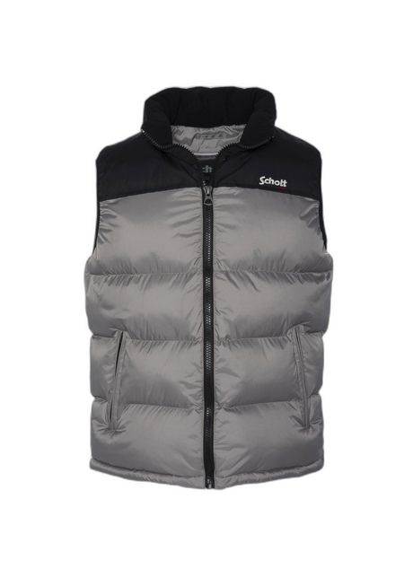Sleeveless puffer jacket schott