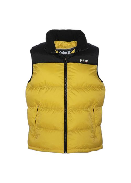 Sleeveless puffer jacket schott