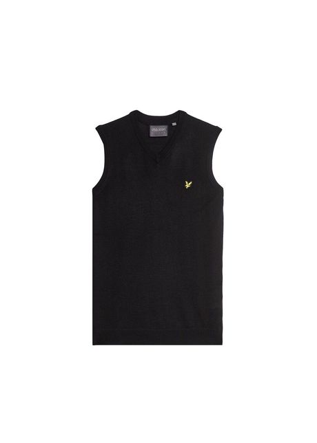 Sleeveless v neck merino sweater lyle scott
