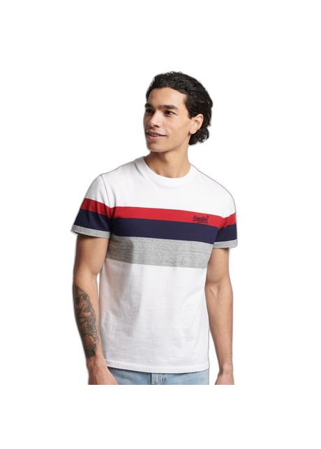Striped t shirt superdry orange label
